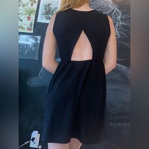 Finn&clover black dress with back cutout